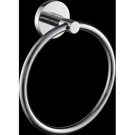 KWC Handtuchring, FIRMUS, Edelstahl, 187x210x65 mm, AP, Hochglanz (1/2)