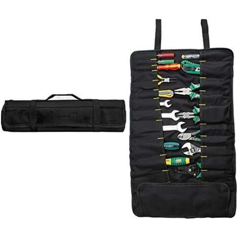 Organiseur de Poche pour Outils – Organiseur de clés et Douilles à Outils – Pochettes enroulables pour électricien, Chauffage, climatisation, Plombier, Charpentier ou mécanicien (1/5)