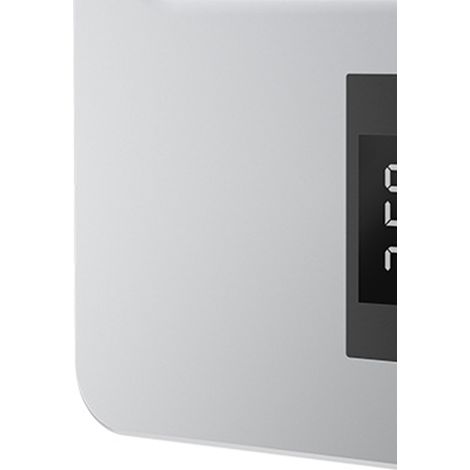 Gonfleur de pneus 12V compresseur d'air portable avec affichage numérique, pompe à pneu pour voiture, lampe LED intégrée, blanc (1/3)