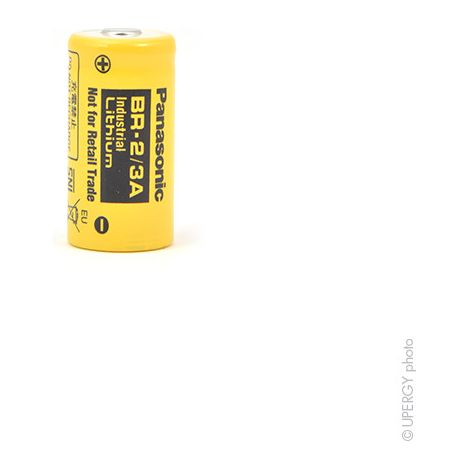 Panasonic - Pile lithium Panasonic BR2/3A 3V 1.2Ah