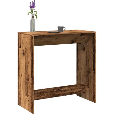 Bartisch Altholz-Optik 102x50x103,5 cm Holzwerkstoff