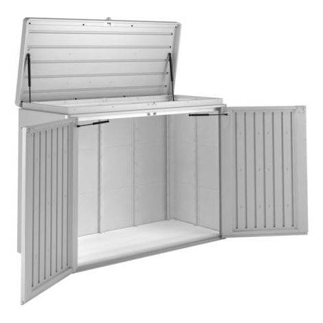 Metallbehälter HIGHBOARD 160 Biohort  Quarzgrau Metallic