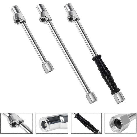 Manomètre de gonflage à double tête pour pneus, gonfleur à connexion rapide, compresseur pour camions-B- (1/4)