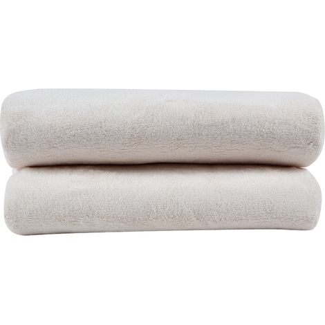 Serviette De Bain - Velours De Corail Superfin - 150 X 75 Cm - Absorption Eau Rapide - Pour Adulte - 1 Piece (1/5)