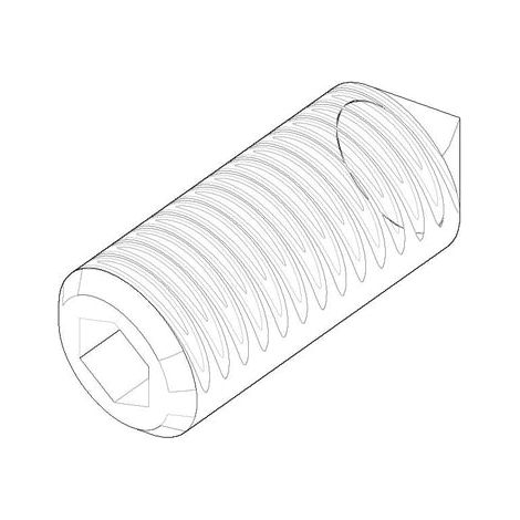 DO Befestigung Gewindestift ERSATZTEILE 093111134 M4 x 10 mm