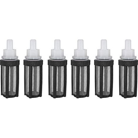 Juego de 6 microfiltros para bomba de agua - Marco de riego - 8 mm - Acero inoxidable - Accesorios para manguera de jardín (1/5)