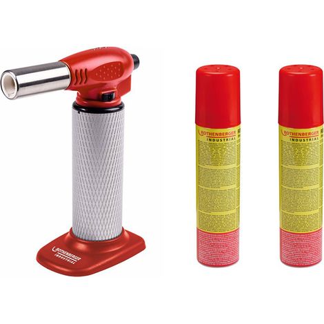 ROTHENBERGER Industrial Universalbrenner HOT FIRE inkl. 2x Nachfüllgas - 1500005206
