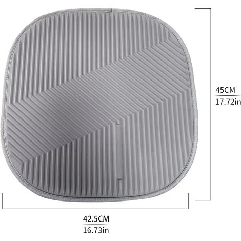 Coussin Gel Rafraîchissant - Assise Auto, Bureau, Gris, Fraîcheur et Confort - Alovez