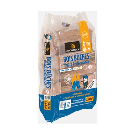 BUCHE DE BOIS HAUTE PERFORMANCE EURO ENERGIES (WOODSTOCK) WBB 30-125