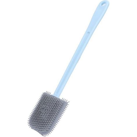 Brosse WC Murale - Avec Couvercle Et Support Adhésif - Pour Salle De Bain Maison Hôtel - 35,5 Cm - 1 Pièce (1/5)