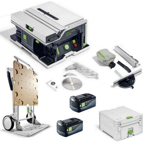 Festool Akku Tischkreissäge CSC SYS50 EBI-Basic + Untergestell + 2xAkku Säge Set (1/5)