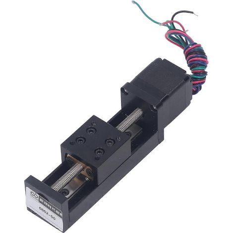 Mini-guidage linéaire, moteur pas à pas 28 V, course de 50 mm, pièces de fraisage CNC DIY, table XYZ