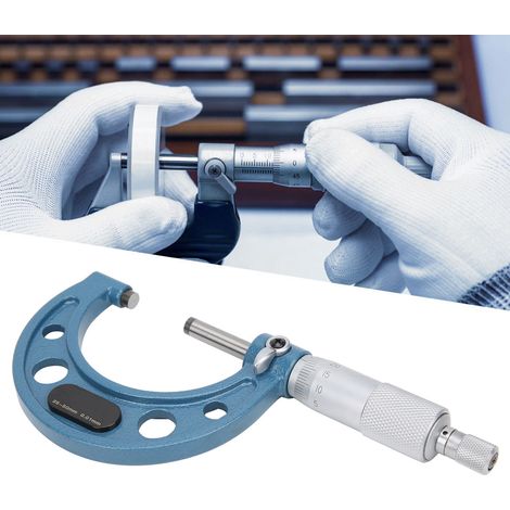 Hochwertiges Mikrometer 25-50 mm, Außenmikrometer, Schraubenmikrometer (1/5)