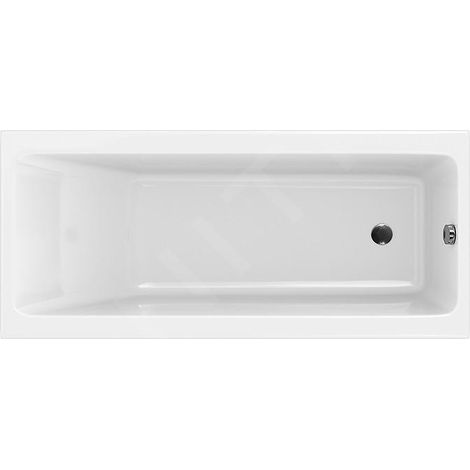 Cersanit Crea - Baignoire 180 x 80 cm, pieds inclus, blanc S301-227 (1/5)
