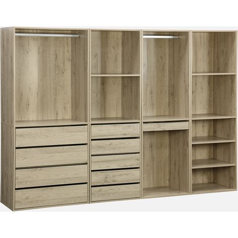 Armario modular con 4 elementos
