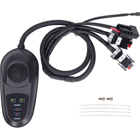 Contrôleur de fauteuil roulant 50A, Joystick électrique pour fauteuil roulant avec connecteur de frein électromagnétique DC24V (1/5)