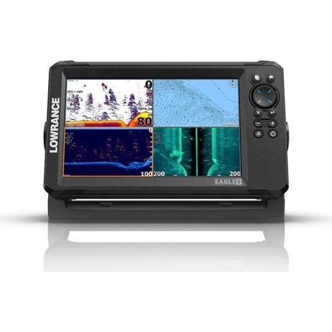 Combiné GPS sondeur - LOWRANCE - Eagle 9 - Sonde TripleShot HD - Écran IPS - Résistance IPX7 (1/4)
