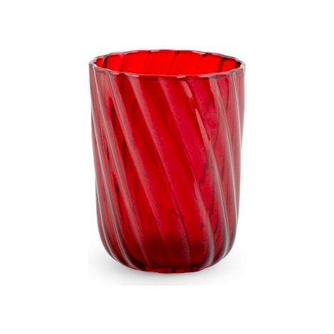 Borosilikatglas Becher torsè rot 30 cl, spülmaschinenfest