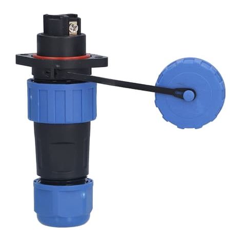 Connecteur étanche IP68 pour montage sur panneau, 250 V, 6-12 mm, LP20, tripolaire, pour l'aviation. (1/5)