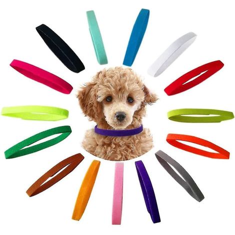 Ensemble de 15 colliers pour chiots et chatons, réglables (1/5)