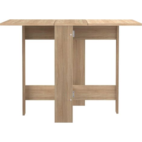 Papillon Table Pliante Chêne Naturel 103/67/28x76x73,4 cm (1/5)
