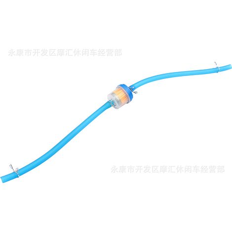 Off-road motorcycle ATV four-wheel beach buggy GY6 skateboard fuel filter oil filter oil line clip kit blue (1/5)