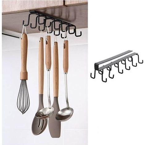 egouttoir De Cuisine, 12 Patres Noires + 6 Patres De Rangement, Accessoires De Cuisine, Rangement, Penderie, Jardin (1/5)