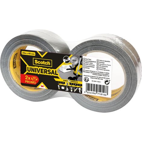 Universal-Panzerband 3, 25 m x 48 mm, grau, 2 Rollen (1/5)