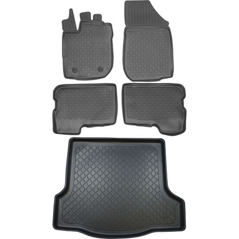 Dacia Logan II Sedán desde 03.2013 SET - alfombrillas para coche + alfombrilla para maletero (1/5)
