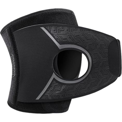 Genouillère réglable avec stabilisateurs à ressort, absorption des chocs, protection de la rotule respirante pour la course à pied, facile à porter (1/5)