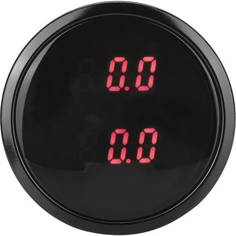 Manomètre de pression de turbo 2 pouces pour voiture, affichage numérique LED rouge, kit de capteur de pression d'air (1/5)