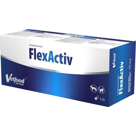 VetFood FlexActiv Gelenkpräparat für Hunde und Katzen, 120 Kapseln
