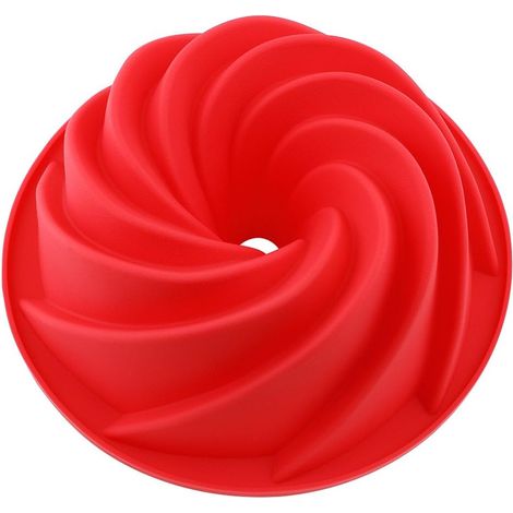 Silikon-Gugelhupfform, 23 cm Silikon-Kuchenform, Muffinform, Muffinblech, spezielle Kuchenform (1/5)