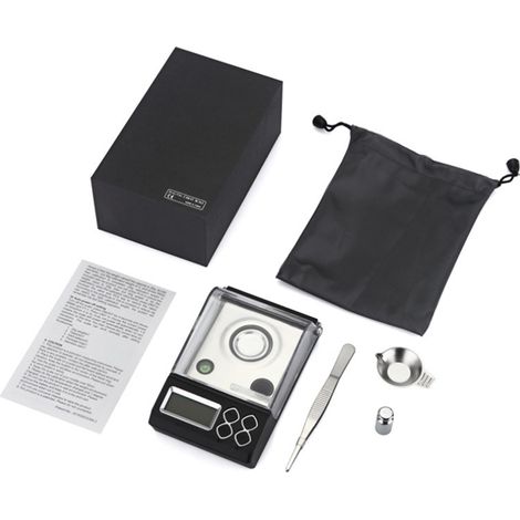 Filiyano-Balance numérique professionnelle de haute précision (30 g/0,001 g) pour poudres, idéale pour la joaillerie en or (carat).