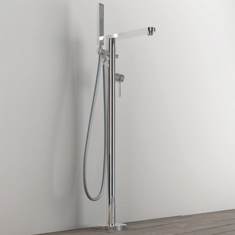 Gruppo vasca 003 rubinetto incasso pavimento vasche free standing ottone (1/2)