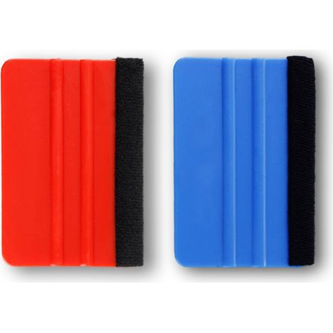 Set di 2 tergivetri con bordo in feltro, tergivetro con bordo in fibra per pellicole per vetri e pellicole per auto, pellicole per mobili, pellicole per vetri, pellicole colorate, pellicole adesive.