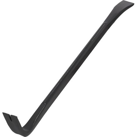 KOTARBAU® Pied De Biche - Barre À Mine 60 cm - Arrache Clou Forgé - Outil Double Face en Acier - Graphite - Levier à Clous - Graphite (1/4)
