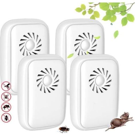 Ultrason Souris et Rats, Anti Mouche, Prise Anti Moustique, Electrique Appareil Répulsif Insectes Interieur - Fourmis, Souris (1/4)