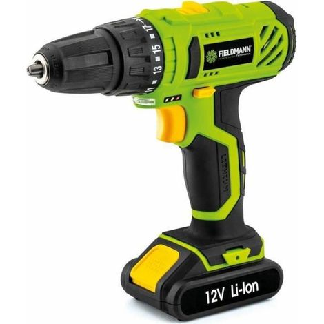 Fieldmann FDV 10201-A Akku-Bohrmaschine 12V grün schwarz