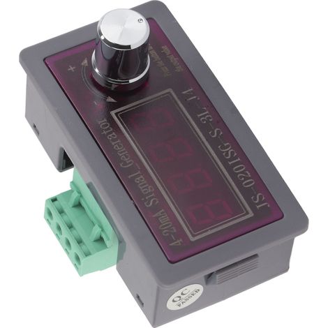Analoger Signalgenerator 4-20mA mit 4-stelliger Digitalanzeige, batteriebetrieben und einstellbarer Schnittstelle für Strom- und Spannungssimulatoren. (1/5)