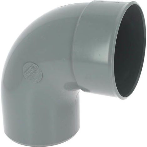 Coude pvc 87 degré30 (90 degré) MF 140 (1/3)