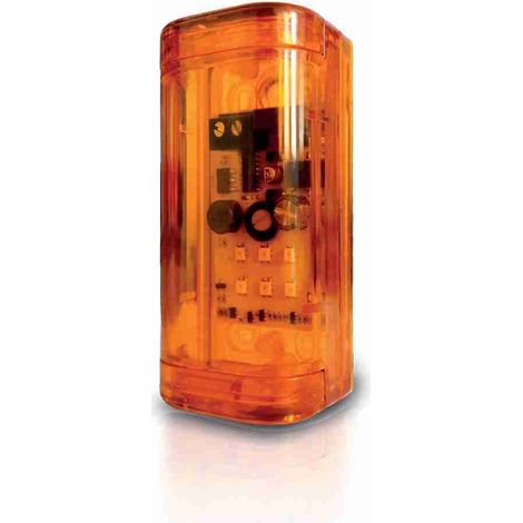14D007 Lampeggiante Lampeggiatore a Led Da Parete Per Serranda Garage ACM LAMPO 14D007
