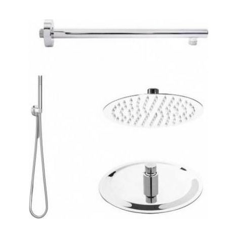 KIT DE POMME DE DOUCHE RESTYLING SMART - ROND Dimensions : Chrome brillant