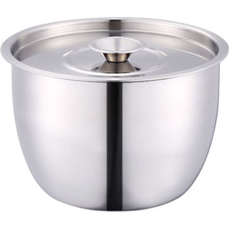 Bassin de mélange de gâteau en acier inoxydable avec couvercle, bassin de crème, bol d'assaisonnement, outils de cuisson (1/5)