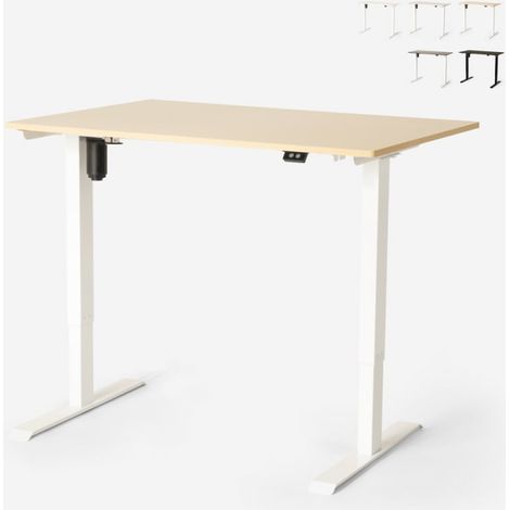 Bureau assis-debout électrique réglable en hauteur 120x60 Standwalk - bois neutre