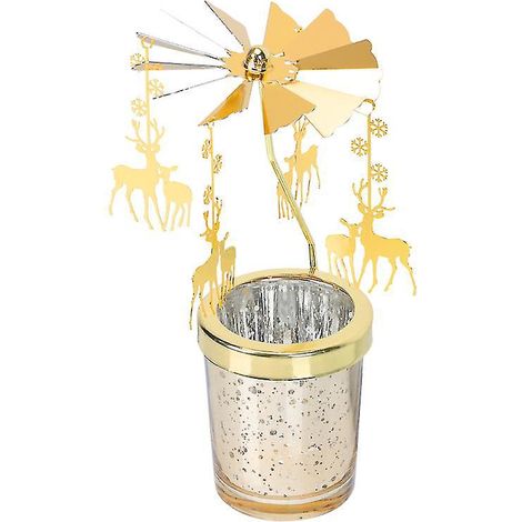 1 Stück drehbarer Kerzenständer für Partys und Zuhause