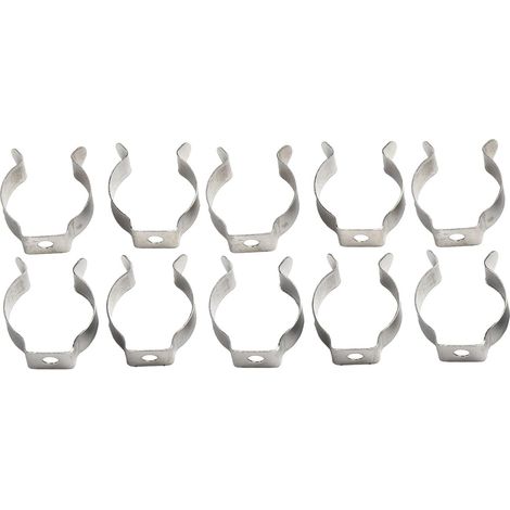 Lot de 10 pinces à ressort en tissu éponge à fixation murale, cintres de (1/4)