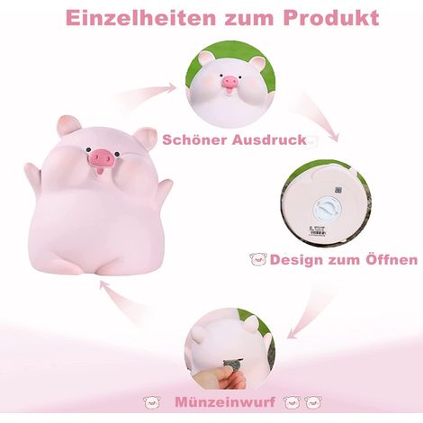 Compteur de pièces électronique JeiibrZui - Écran LCD - Capacité de 1,8 litre - Compteur de pièces automatique - Design transparent - Pour pièces en euros - Matériau ABS sûr - Cadeau d'anniversaire id (1/5)