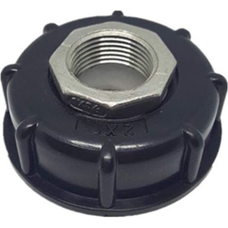 1000L IBC-Container-Adapter, IBC-Tank-Ablaufadapter, Edelstahl-Auslaufarmaturen, Ersatz-Bewässerungsschalteranschlüsse, Werkzeuge (3/4"-Innenkabel) (1/5)