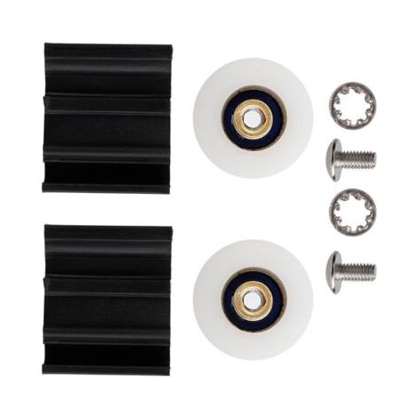 Jeffergarden Kits de remplacement de roue de porte de serre halls-22mm (1/4)